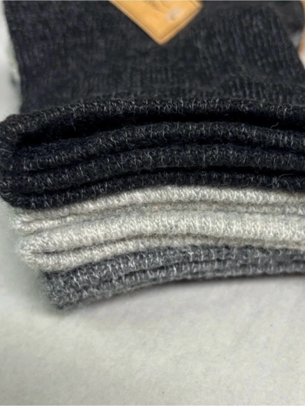 New Born Socks 4 Pair Men’s Wool Blend Quarter Socks Cushioned Casual Activewear